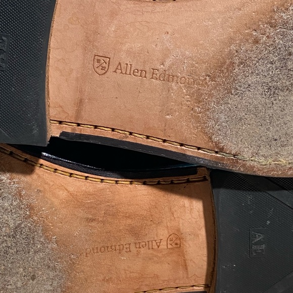 Allen Edmonds Maxfield Black Tassel Leather Loafers USA Made size 9.5 - Picture 7 of 11